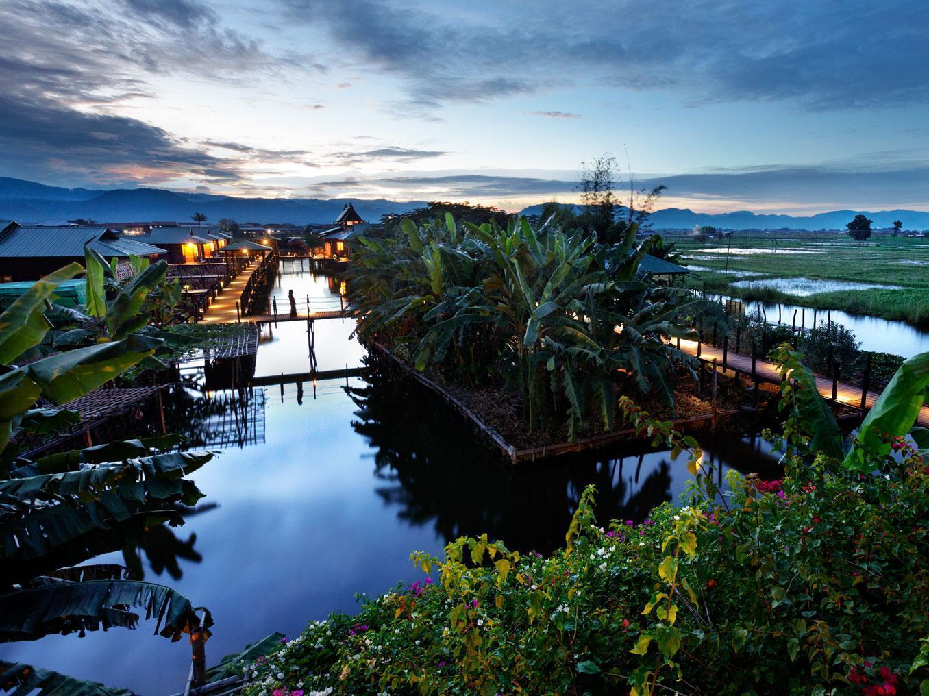 Inle Heritage Stilt Houses Ywama Ngoại thất bức ảnh