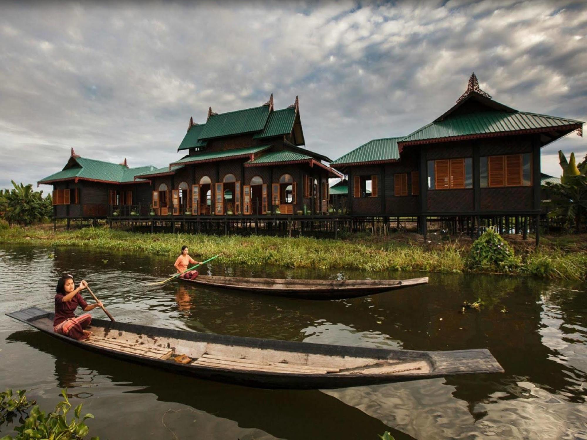 Inle Heritage Stilt Houses Ywama Ngoại thất bức ảnh
