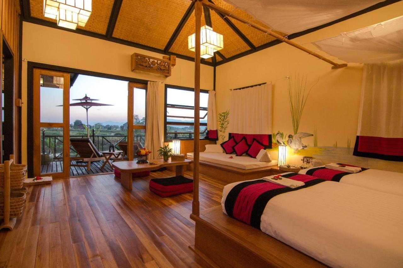Inle Heritage Stilt Houses Ywama Ngoại thất bức ảnh